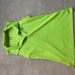 Green Medium Oakley Polo Golf Shirt